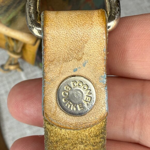 VINTAGE Dooney & Bourke Hand Bag Plaid Double Handle Purse Heart Limited Edition - Picture 9 of 17